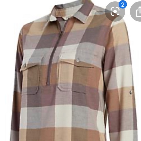 Woolrich Flannel Pullover Top - Picture 4 of 5